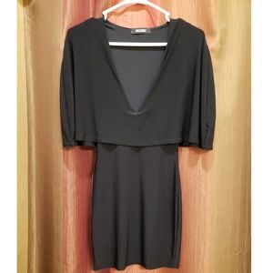 MISSGUIDED Cape Dress